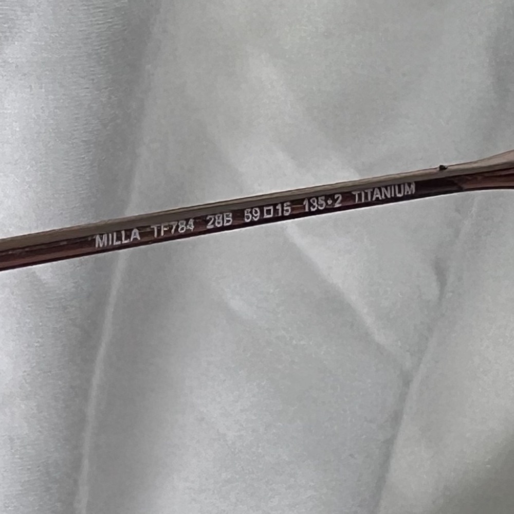 Tom Ford Milla TF784 Aviator Sunglasses Rose Gold Brown Gradient 59mm NWT $575 - Picture 3 of 7